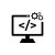 software development icon design template